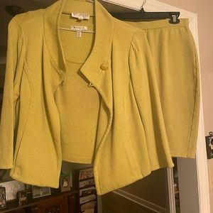 St. John 3 piece skirt suit